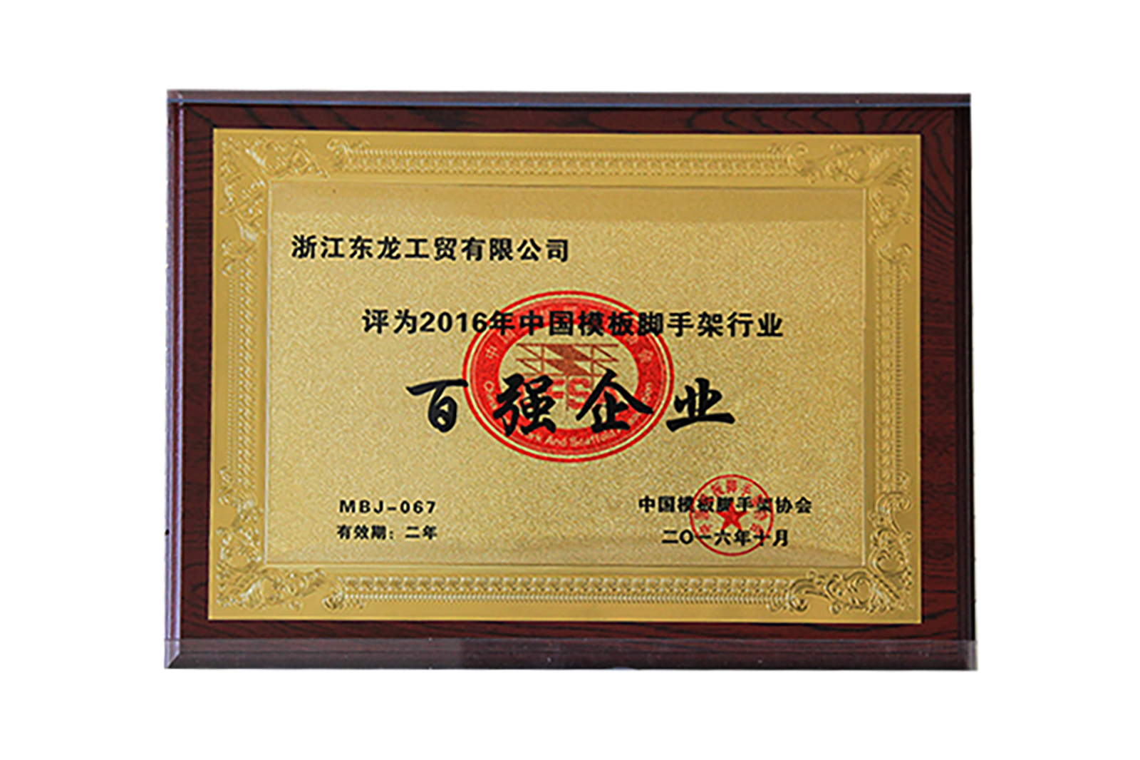 中國(guó)模闆腳手架行(xíng)業(yè)“百強企業(yè)”